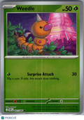 2026 Chaos Rising Weedle Reverse Holo #1/86