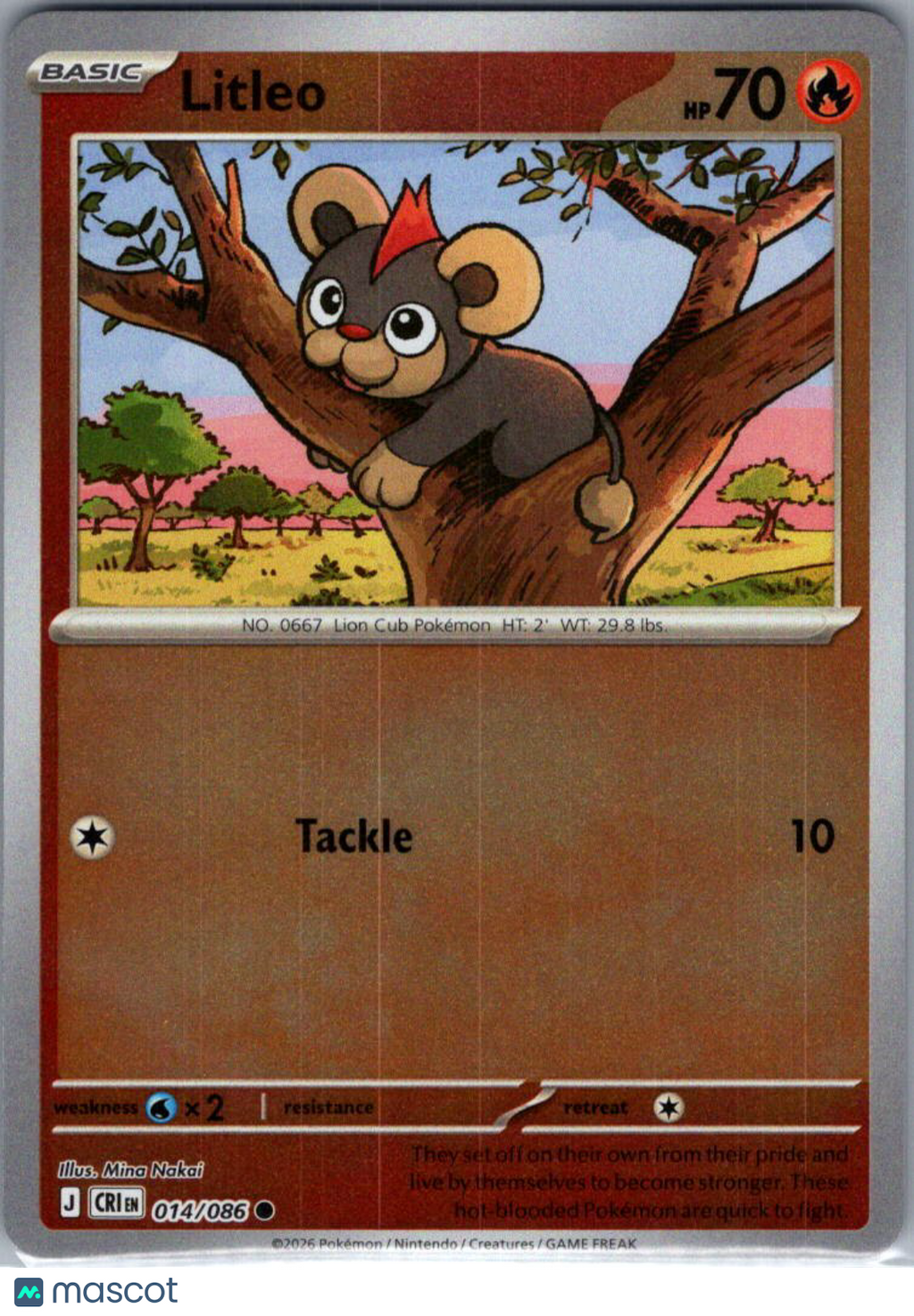 2026 Chaos Rising Litleo Reverse Holo #14/86