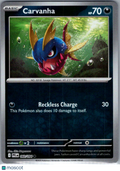 2025 Mega Evolution – Phantasmal Flames Carvanha Reverse Holo #60/94