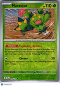 2025 Journey Together Maractus Reverse Holo Uncommon #8/159