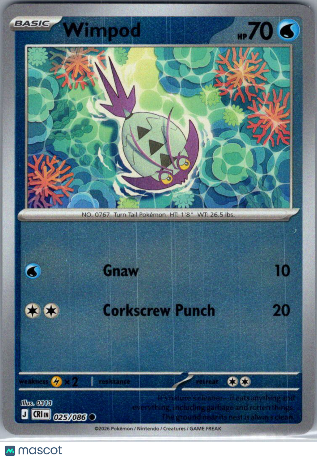 2026 Chaos Rising Wimpod Reverse Holo #025/086