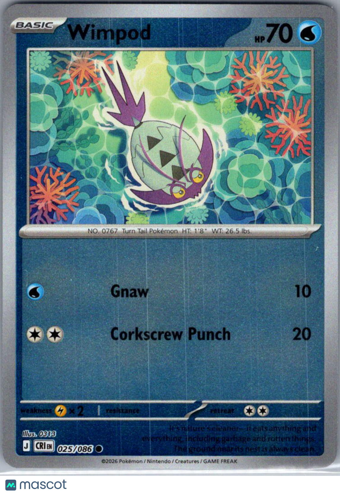 2026 Chaos Rising Wimpod Reverse Holo #025/086