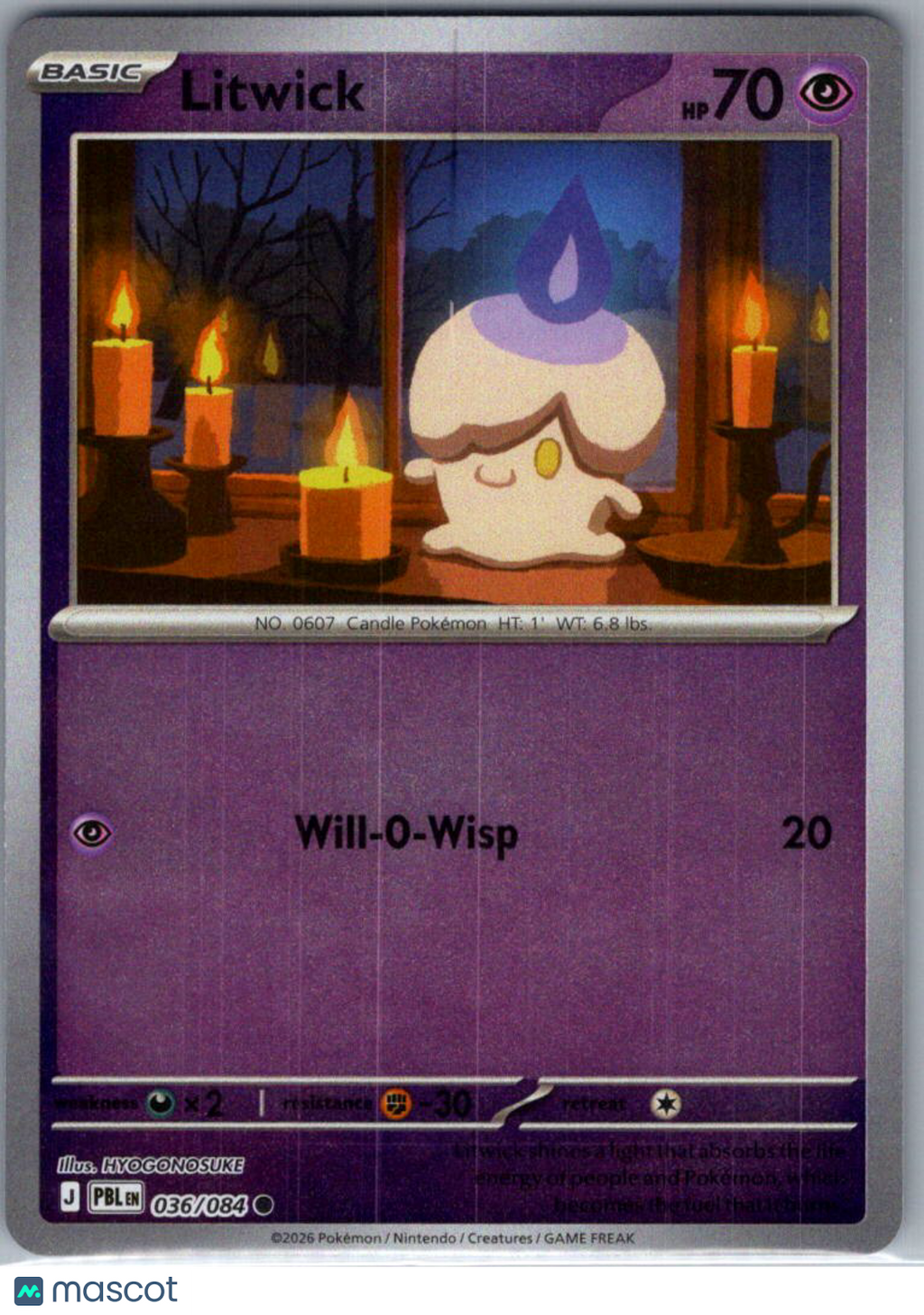 2026 Pitch Black Litwick Reverse Holo #036/084