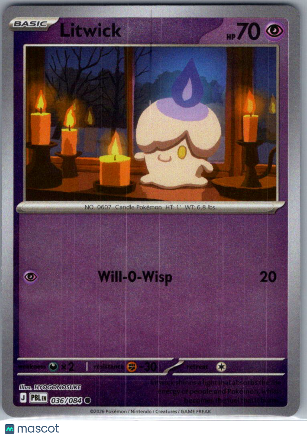 2026 Pitch Black Litwick Reverse Holo #036/084