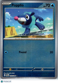 2026 Pitch Black Popplio Reverse Holo #018/084