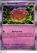 2026 Pitch Black Spiritomb Holo Rare #035/084