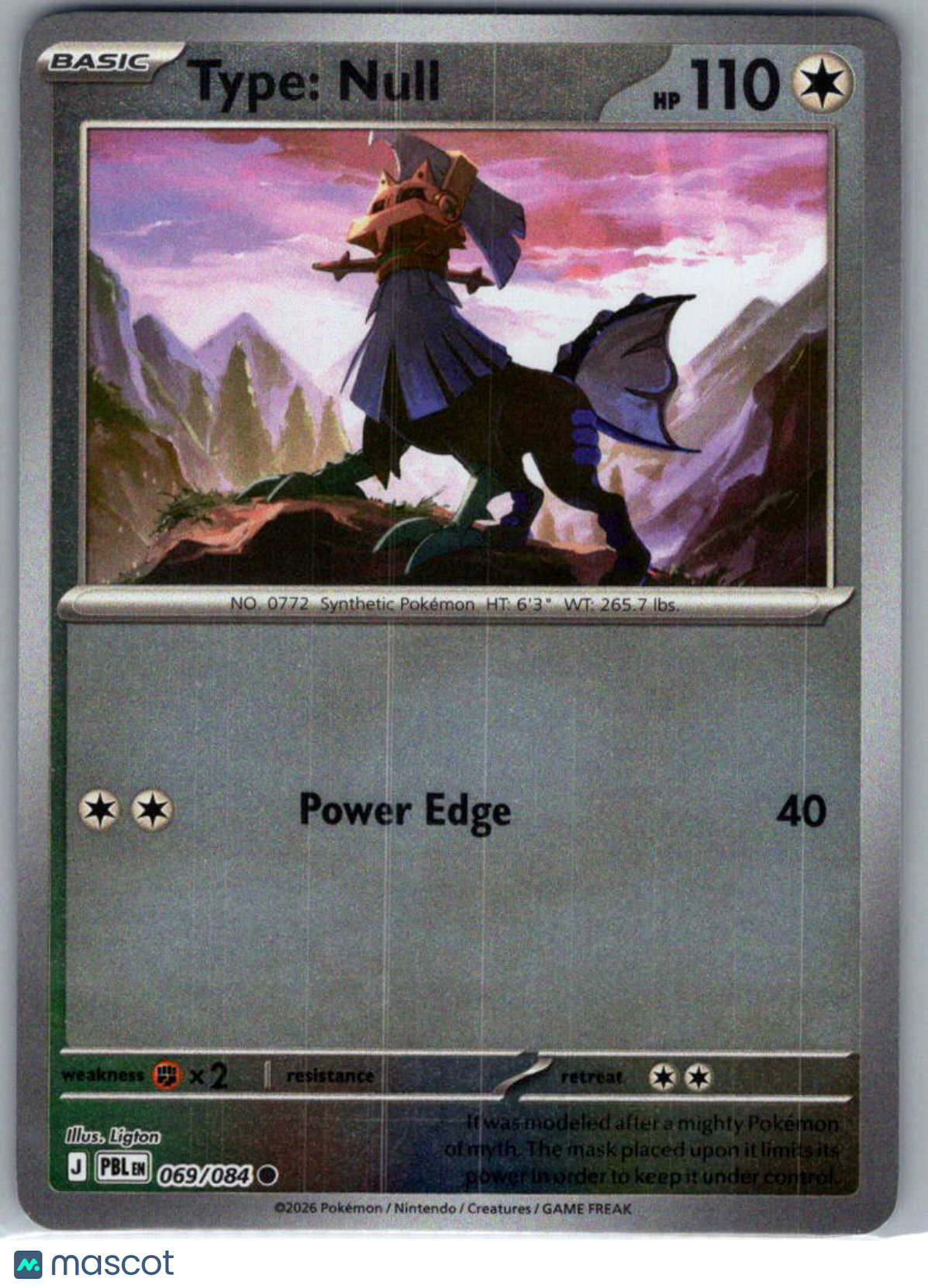 2026 Pitch Black Type: Null Reverse Holo #069/084