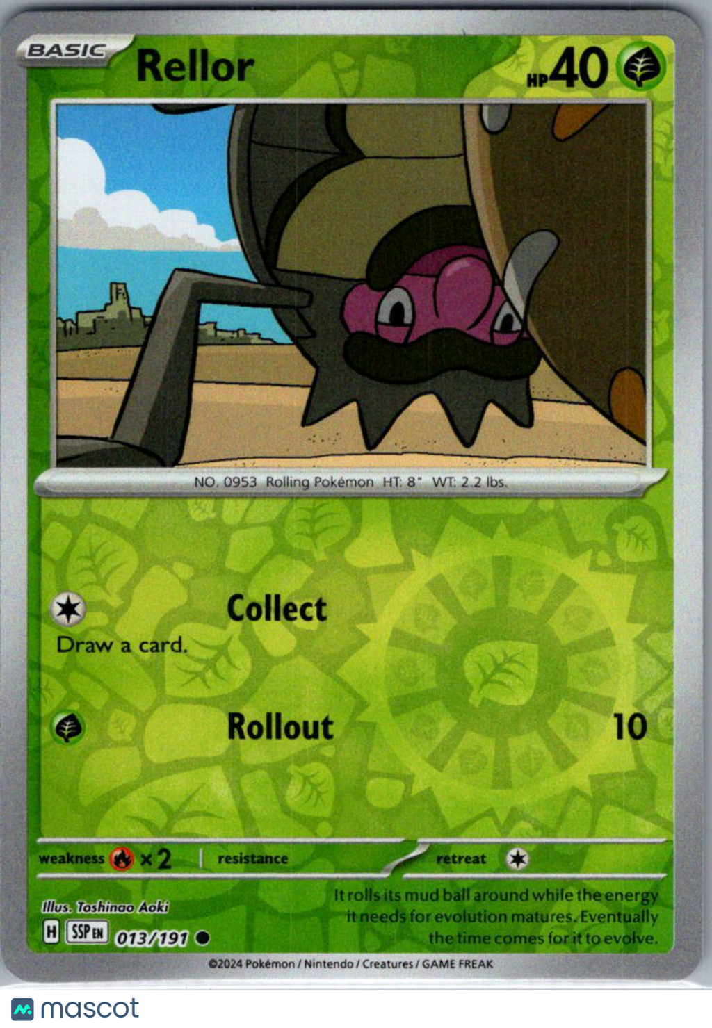 2024 Surging Sparks Rellor Reverse Holo #13/191