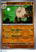2023 Scarlet & Violet 151 Primeape Reverse Holo Uncommon #57/165