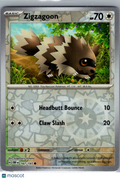2023 Obsidian Flames Zigzagoon Reverse Holo #167/197