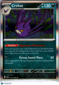 2026 Chaos Rising Crobat Reverse Holo Rare #51/86