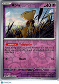 2024 Twilight Masquerade Abra Reverse Holo #80/167