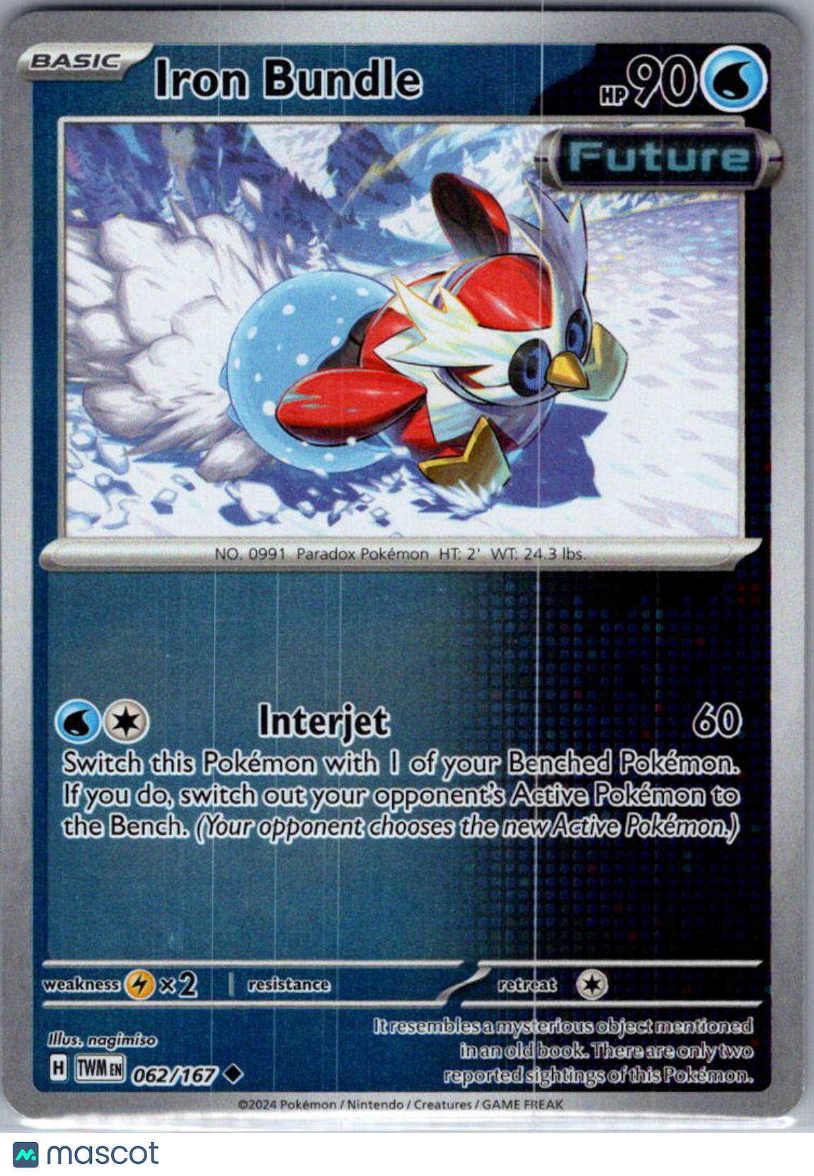 2024 Twilight Masquerade Iron Bundle Reverse Holo Uncommon #62/167
