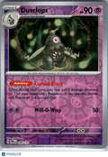 2025 Prismatic Evolutions Dusclops Reverse Holo #36/131