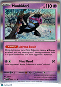 2025 Prismatic Evolutions Munkidori Reverse Holo Rare #44/131