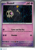 2025 Prismatic Evolutions Duskull Reverse Holo Pokeball #35/131