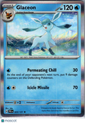 2025 Prismatic Evolutions Glaceon Reverse Holo Rare #25/131