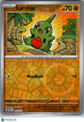 2025 Prismatic Evolutions Larvitar Reverse Holo #47/131