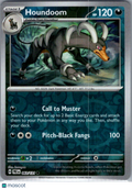 2025 Prismatic Evolutions Houndoom Reverse Holo #63/131