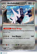 2025 Prismatic Evolutions Archaludon Reverse Holo Rare #70/131