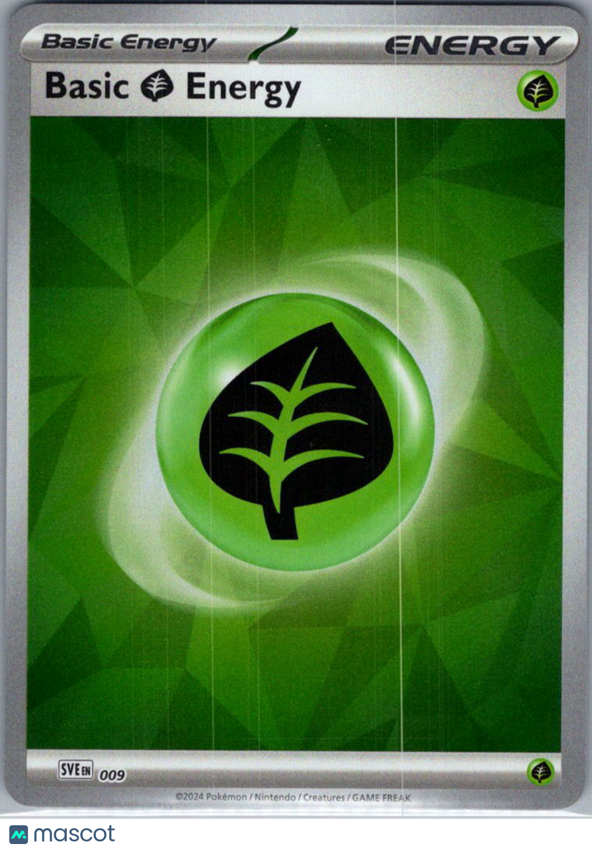 Scarlet & Violet Basic Energies Basic Grass Energy Reverse Holo #SVE EN 009
