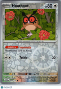 2025 Prismatic Evolutions Hoothoot Reverse Holo #77/131