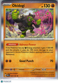 2025 Prismatic Evolutions Okidogi Reverse Holo Rare #57/131