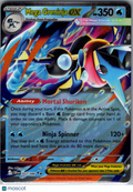 2026 Chaos Rising Mega Greninja EX Holo Double Rare #22/86