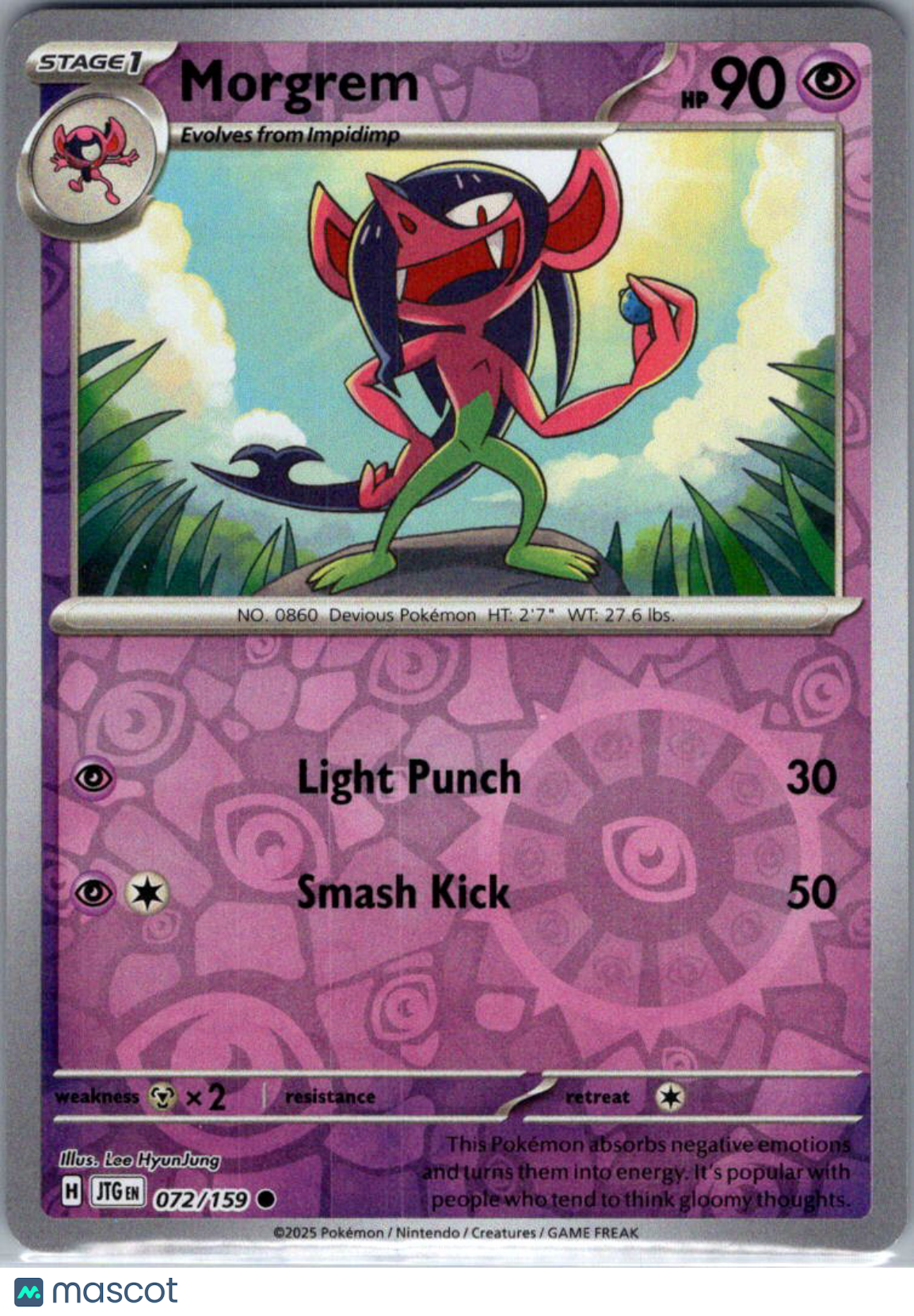 2025 Journey Together Morgrem Reverse Holo #72/159