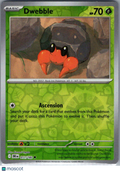 2025 Destined Rivals Dwebble Reverse Holo #11/182