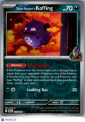 2025 Destined Rivals Team Rocket's Koffing Reverse Holo #125/182