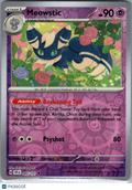 2024 Surging Sparks Meowstic Reverse Holo Uncommon #85/191