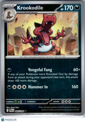 2025 Mega Evolution – Phantasmal Flames Krookodile Reverse Holo Uncommon #66/94
