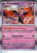 2025 Prismatic Evolutions Fezandipiti Reverse Holo Rare #45/131