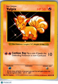 1999 Base Set Vulpix #68/102
