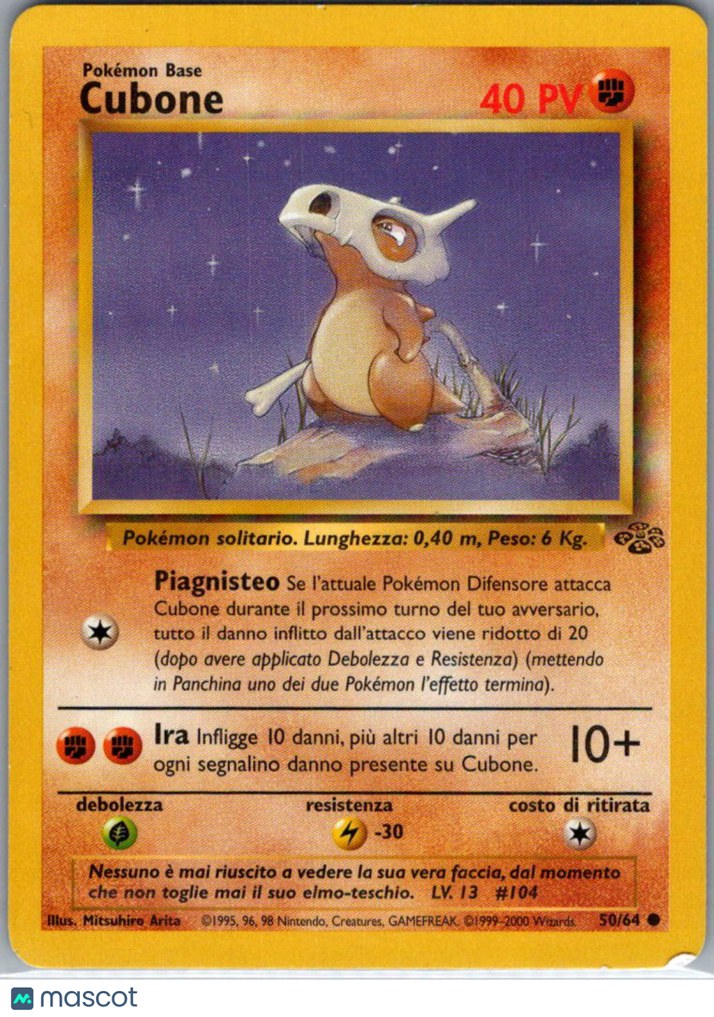 2000 Jungle Cubone Italian #50/64