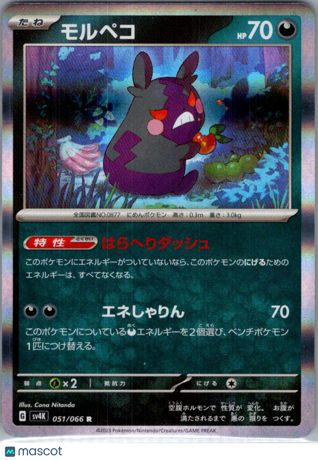 2023 Ancient Roar Morpeko Holo Japanese #51/66