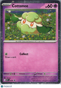 Mega Evolution Cottonee Cosmic Holo Black Star Promo #MEP EN 018