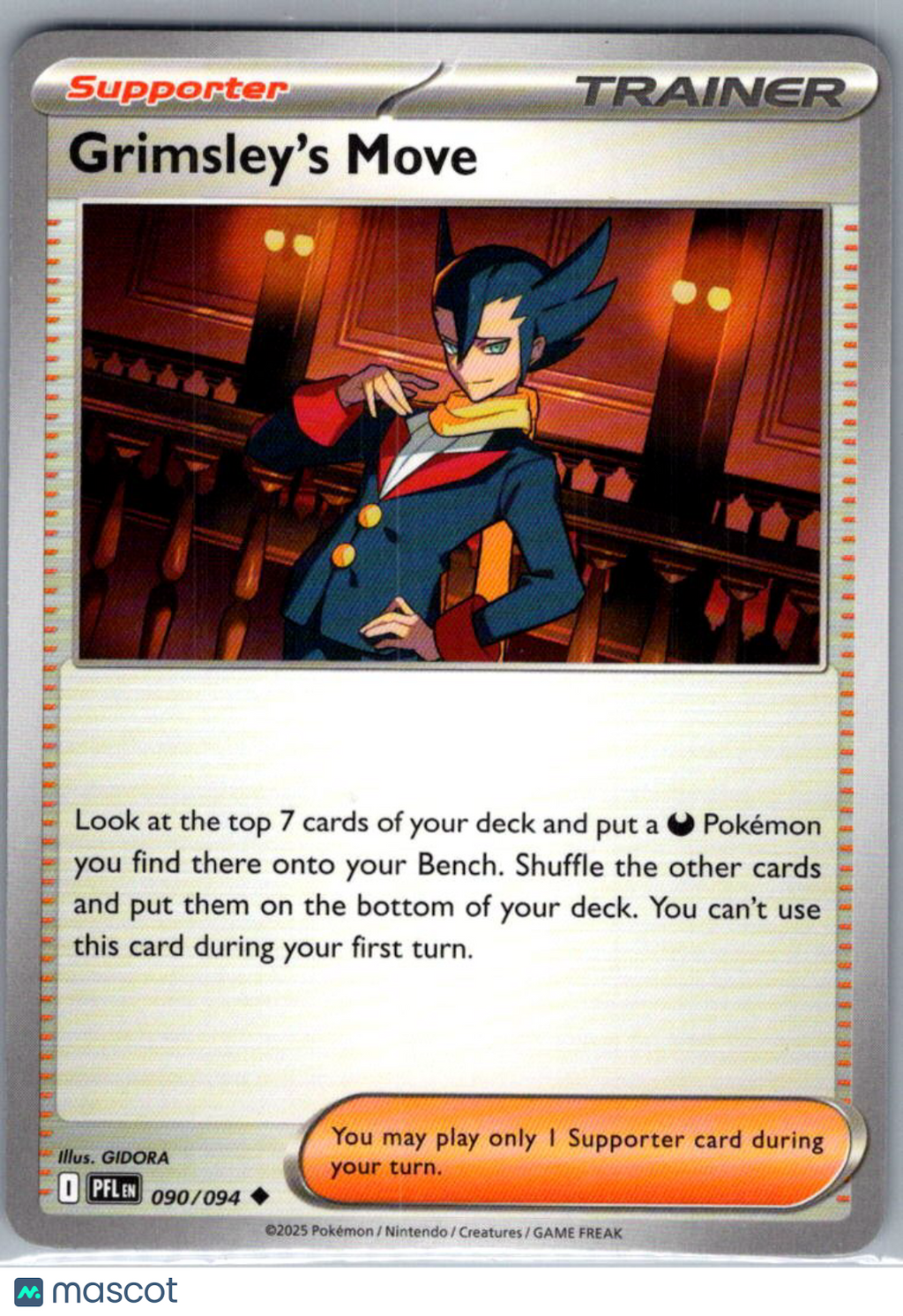 2025 Mega Evolution – Phantasmal Flames Grimsley's Move Uncommon #90/94
