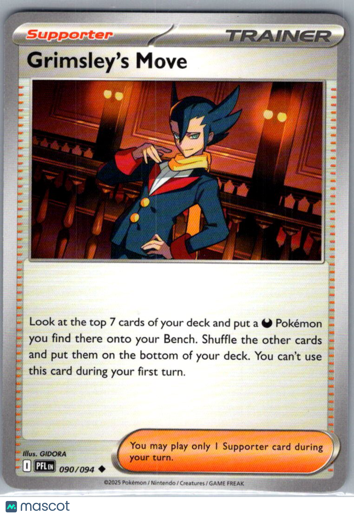 2025 Mega Evolution – Phantasmal Flames Grimsley's Move Uncommon #90/94