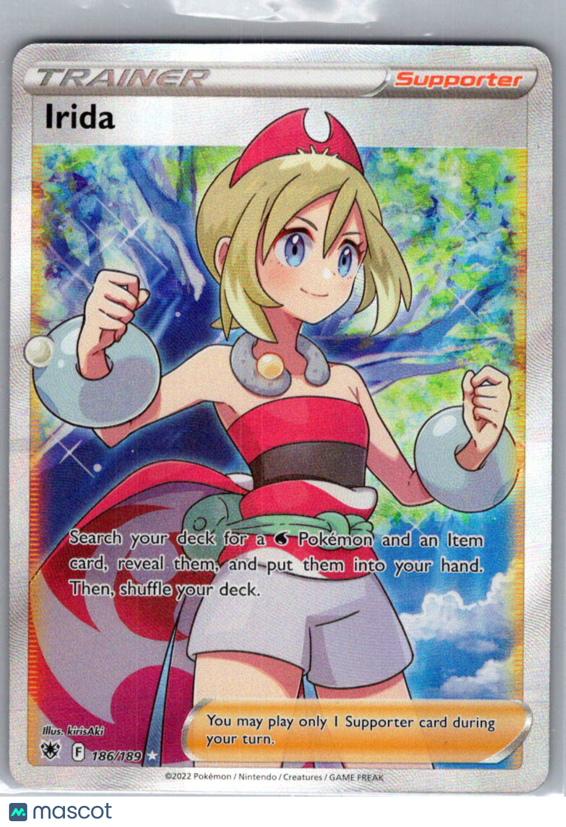 2022 Astral Radiance Irida Holo Ultra Rare FA #186/189