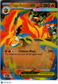 Mega Evolution Mega Emboar EX Holo Black Star Promo FA #MEP EN 035