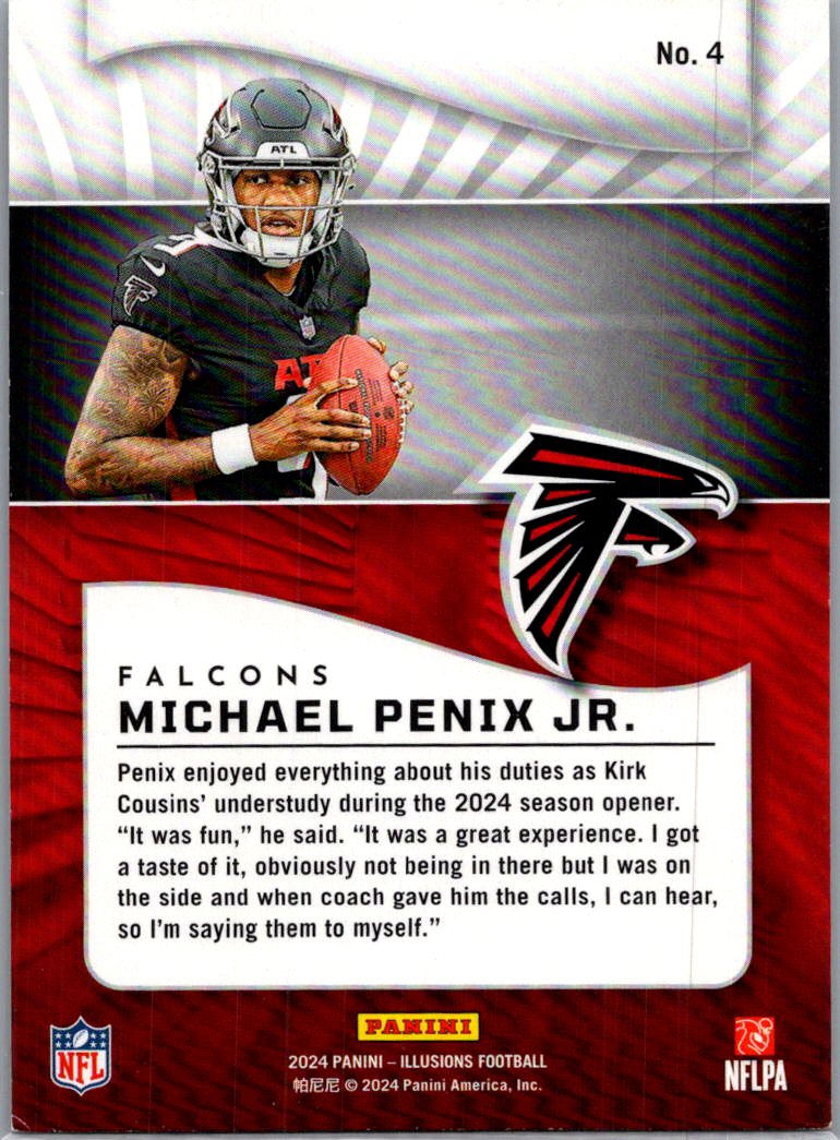 2024 Panini Illusions Michael Penix Jr. #4
