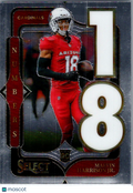 2025 Panini Select Football Numbers Marvin Harrison Jr. #4 RC