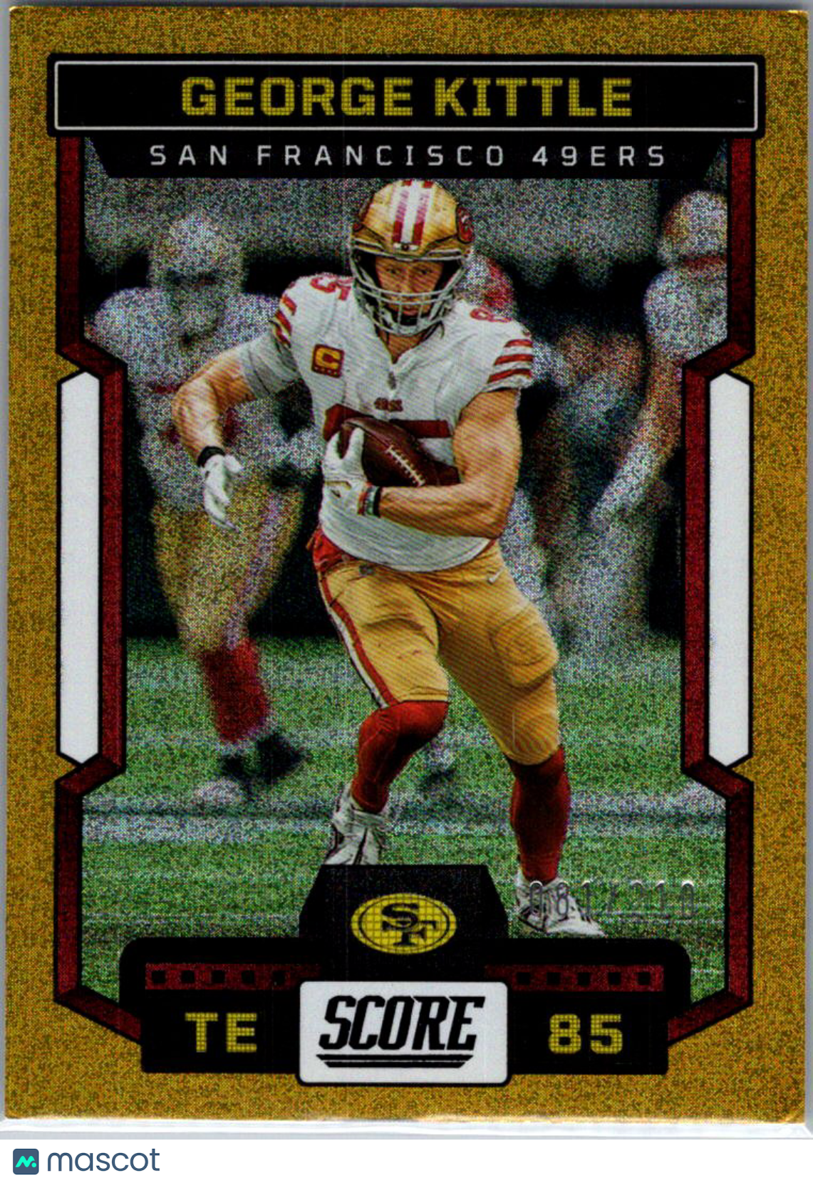 2023 Panini Score George Kittle #171 Gold /210