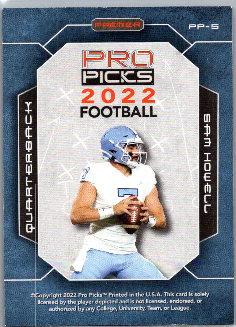 2022 Pro Picks Premier Sam Howell #PP-5