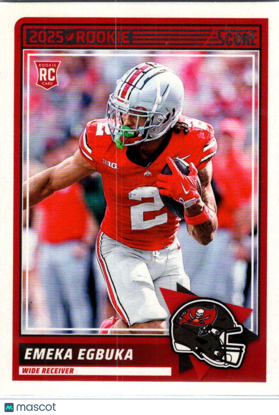 2025 Panini Score Football Emeka Egbuka #2 RC