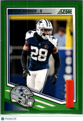 2025 Panini Score Football Malik Hooker #95 Green