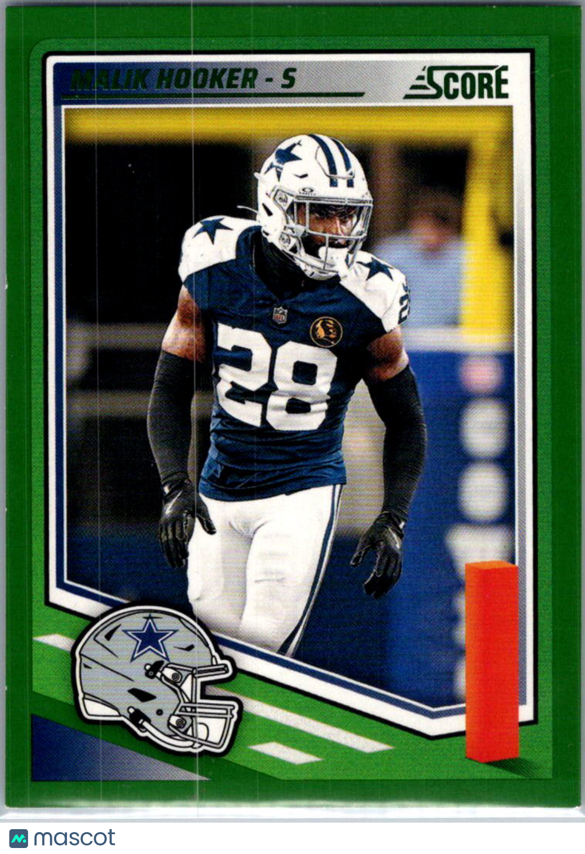 2025 Panini Score Football Malik Hooker #95 Green