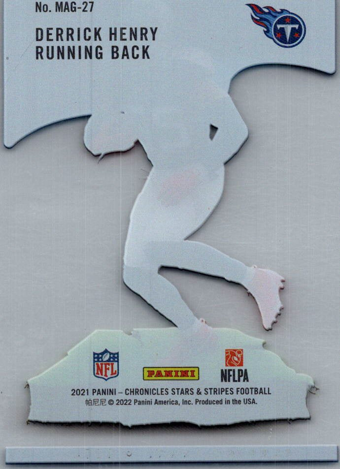 2022 Panini Chronicles Stars & Stripes Magnitude Derrick Henry #MAG-27